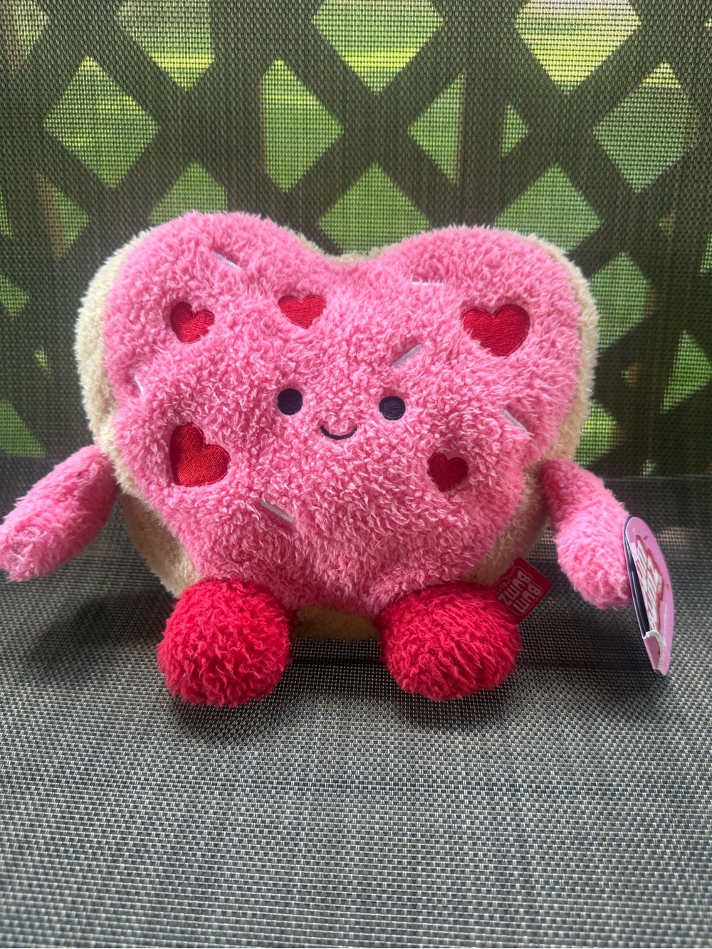 BumBumz by Russ Casey the Heart Cookie 7.5" Plush Toy Collectable SweetBumz NWT